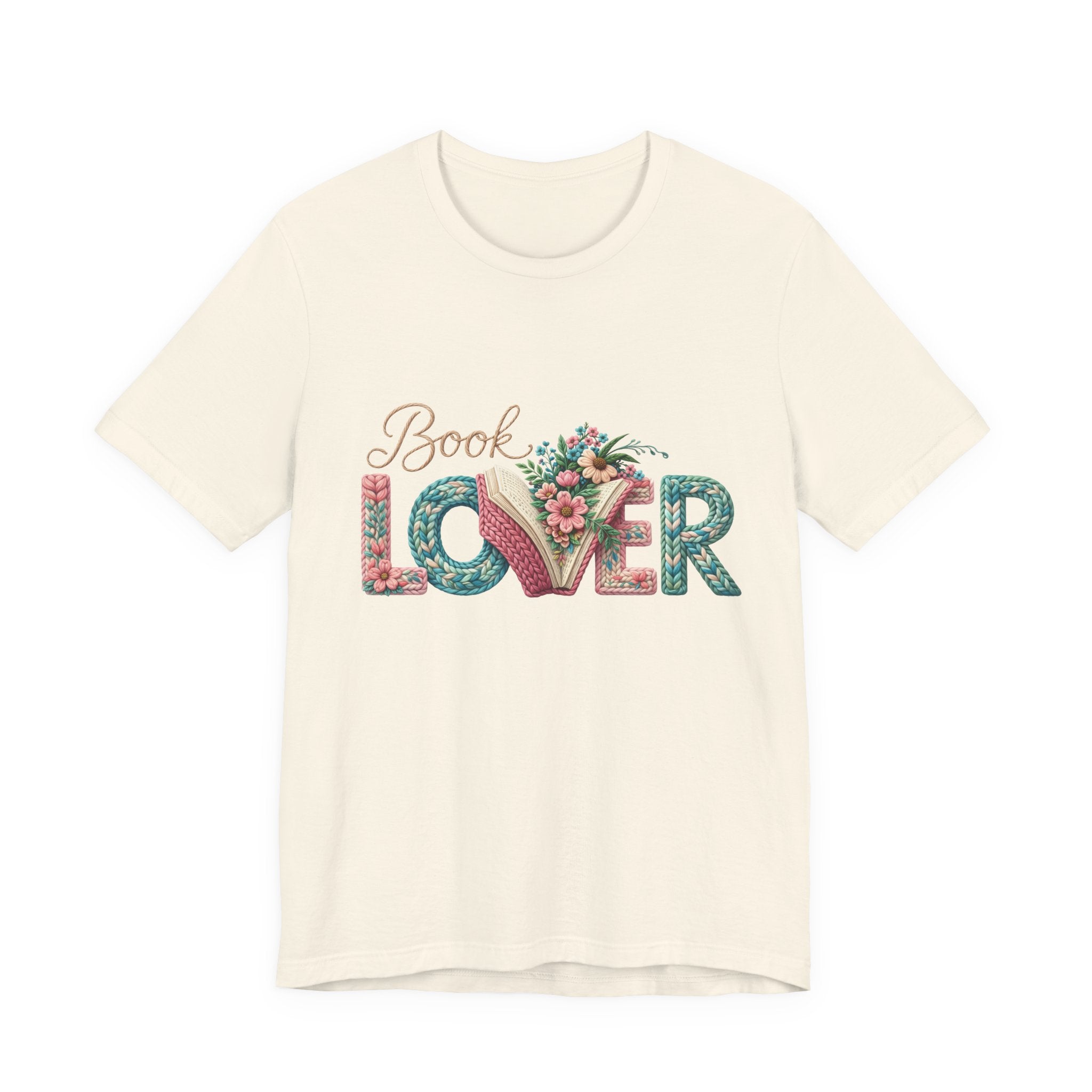 Faux Book Lover Tee — Faux. Floral 'Book Lover' Graphic T-Shirt