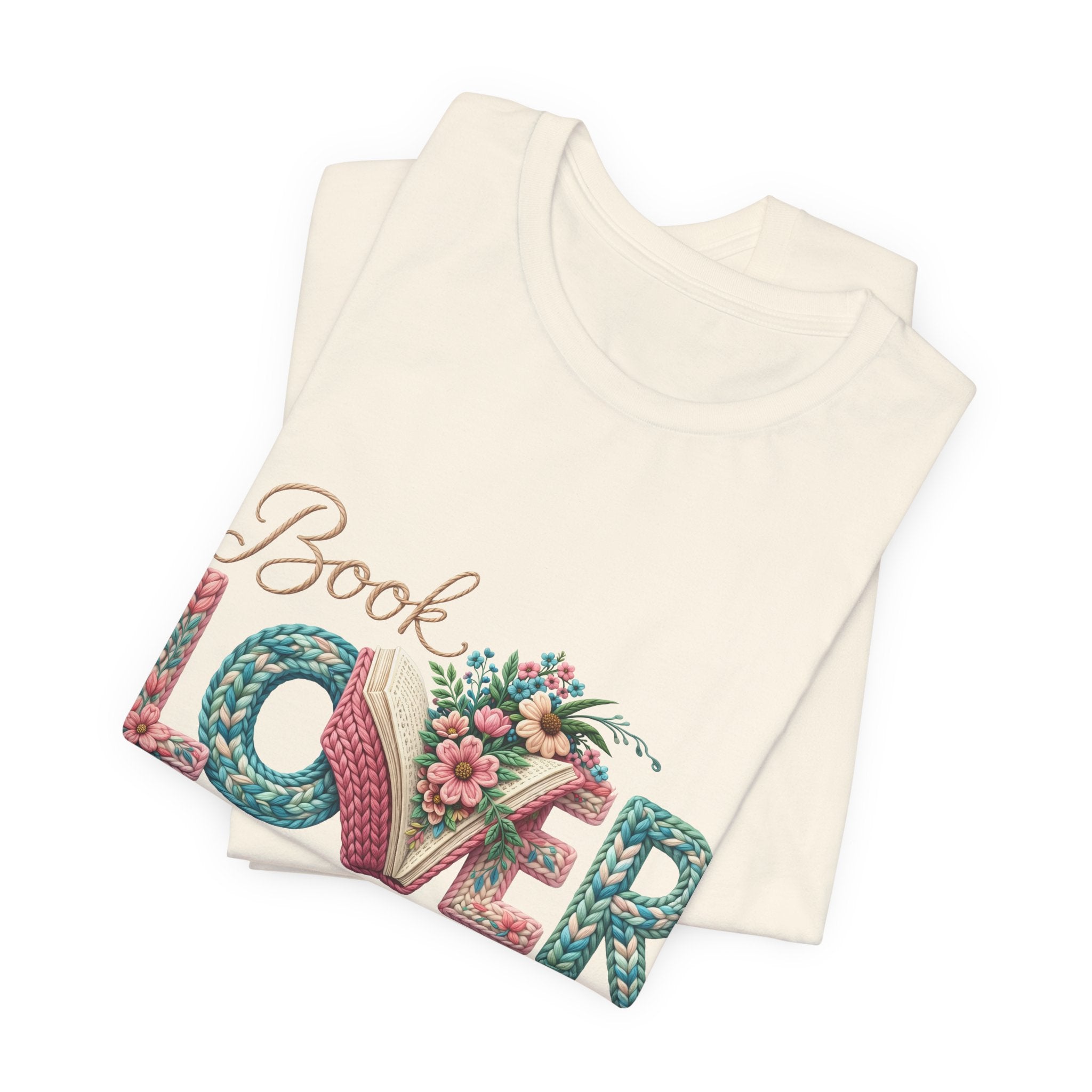 Faux Book Lover Tee — Faux. Floral 'Book Lover' Graphic T-Shirt