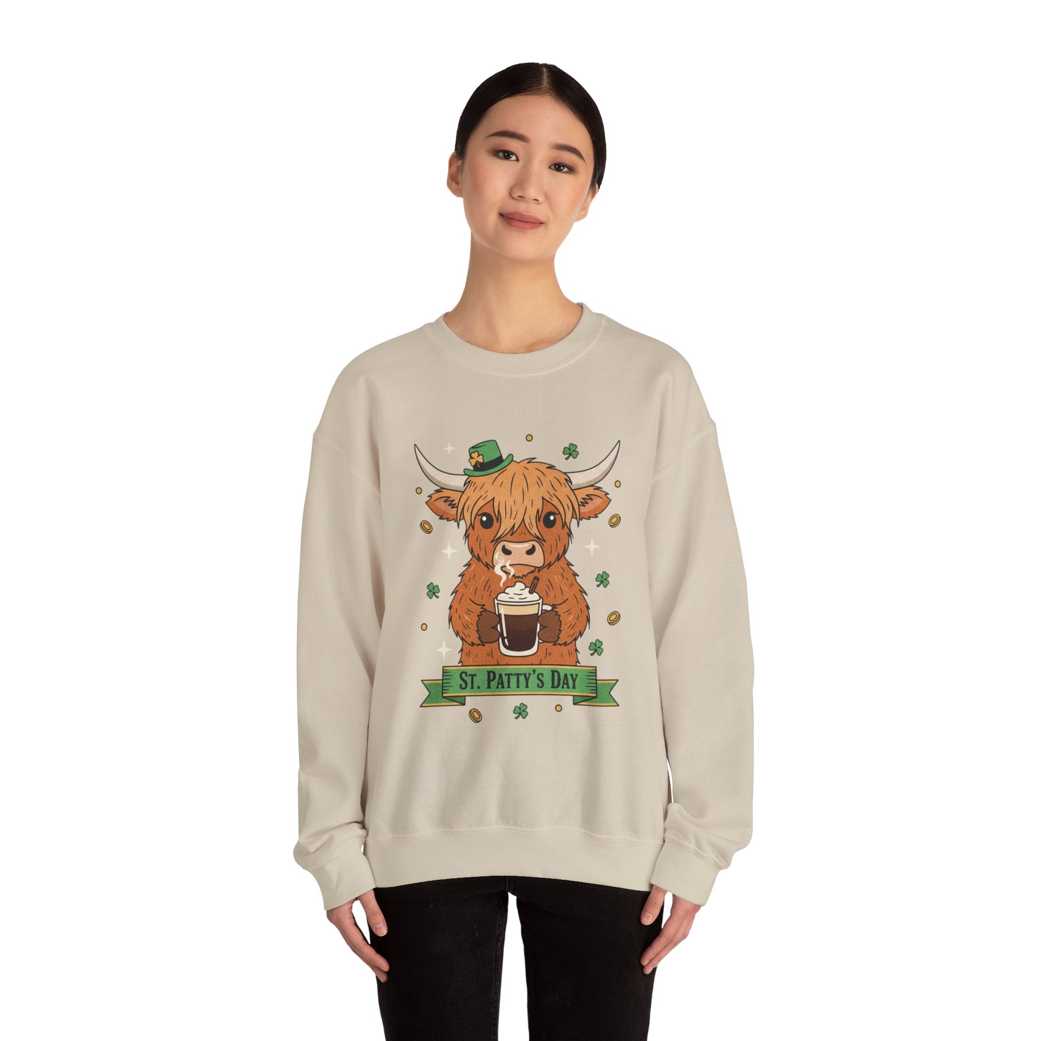 St. Patty’s Highland Cow Sweatshirt