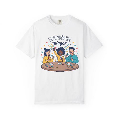 Bingo Night T-Shirt — "Yelling Bingo" Friends Game Tee