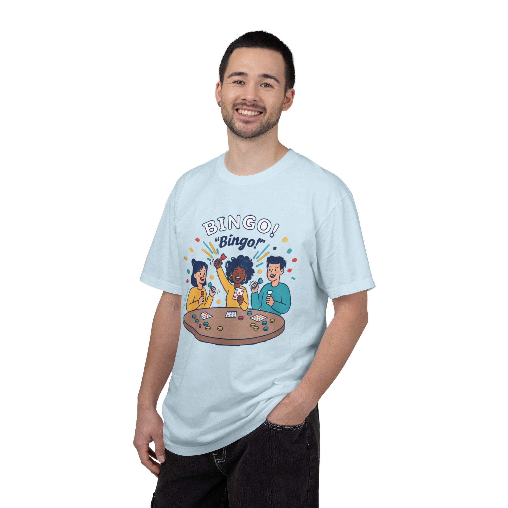 Bingo Night T-Shirt — "Yelling Bingo" Friends Game Tee