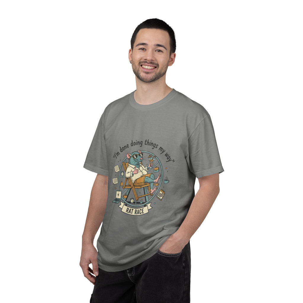 Rat Race T-Shirt — "I’m Done ,Doing Things My Way" Casual Graphic Tee