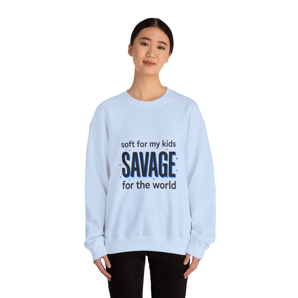 Savage Mom Sweatshirt | Minimal Typographic Mother's Day, Mom Life Style