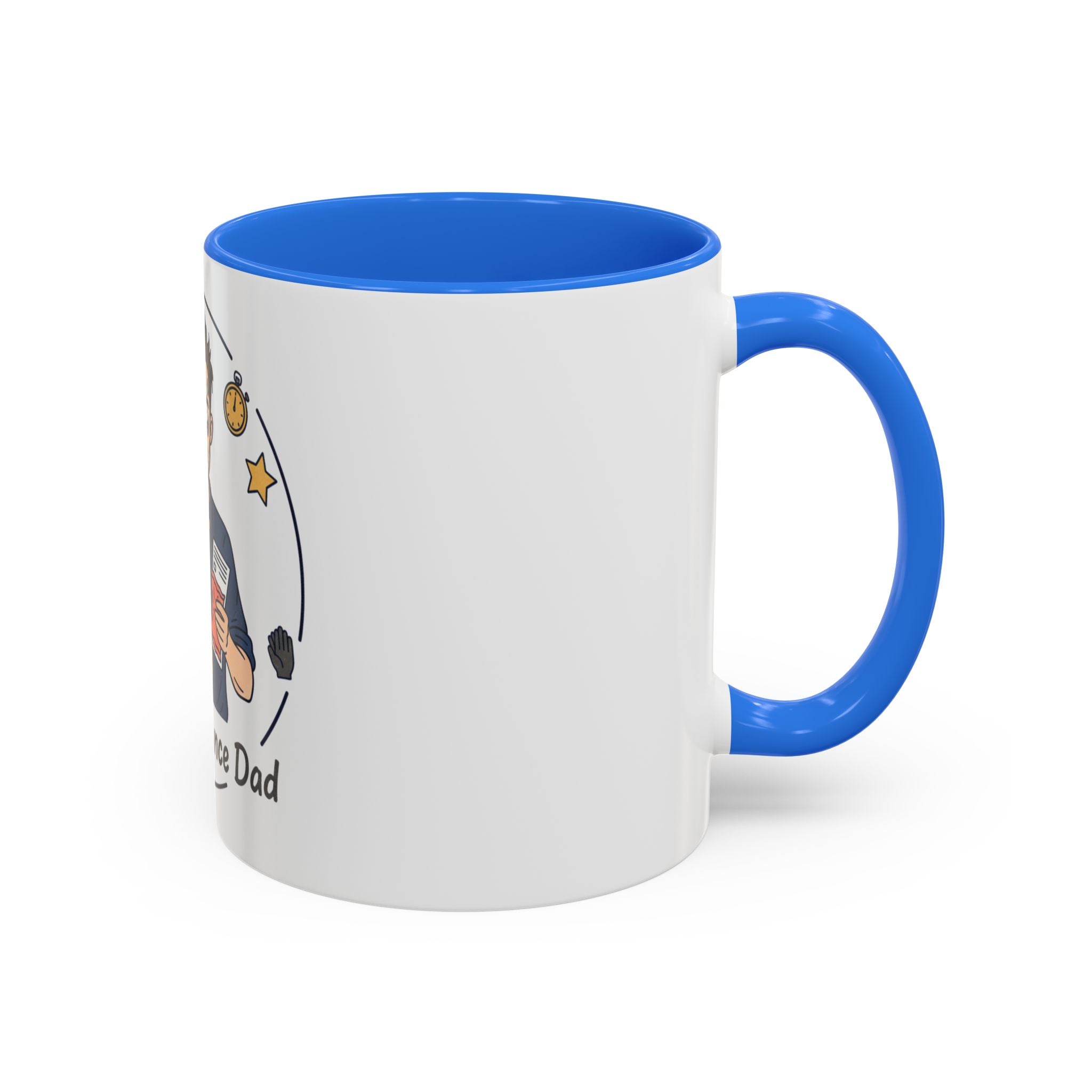 Frazzled Dance Dad Mug — Funny Dance Dad Coffee Cup (11oz/15oz)
