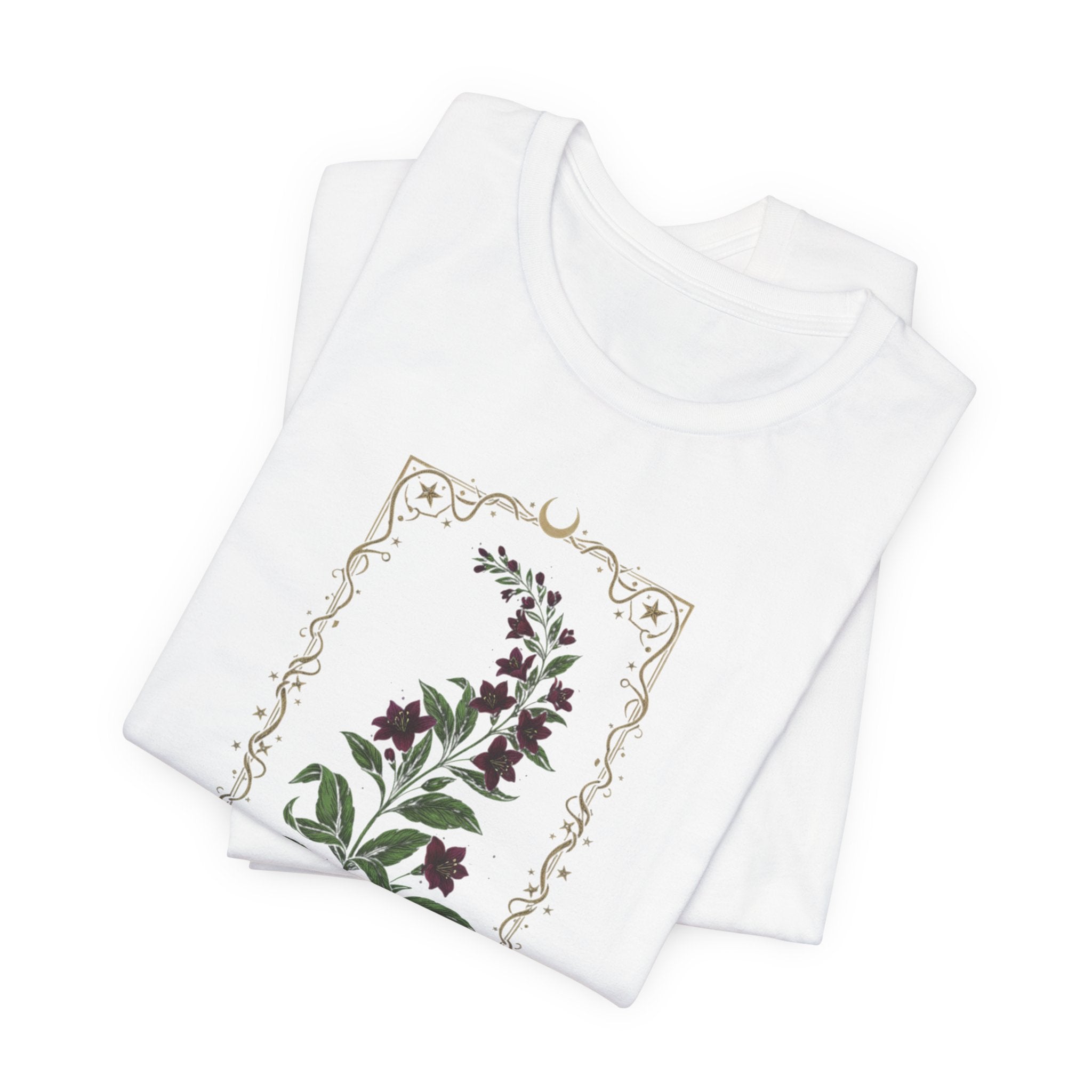 Nightshade Botanical Tee | dark botanical, gothic floral