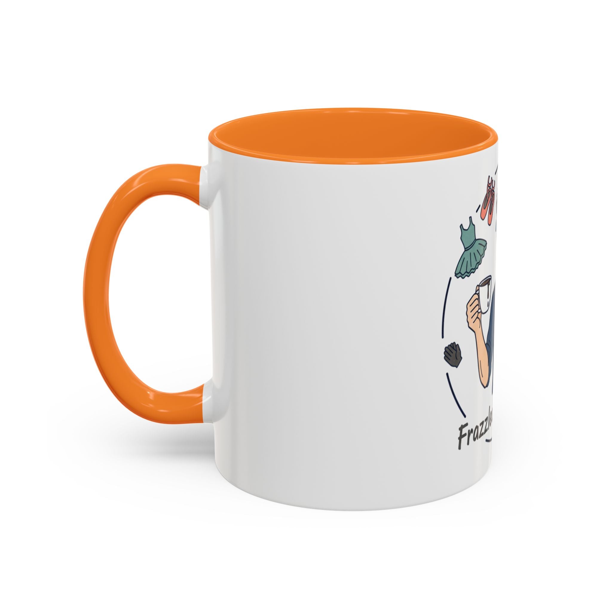 Frazzled Dance Dad Mug — Funny Dance Dad Coffee Cup (11oz/15oz)