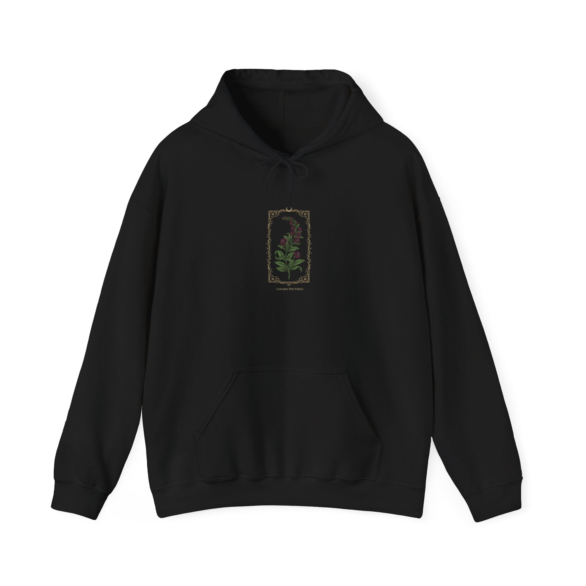 Nightshade Botanical Hoodie | dark botanical, witchy garden