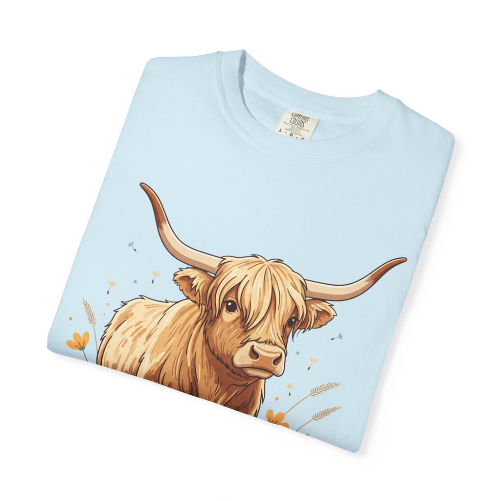 Highland Cow Graphic T‑Shirt — Cute Highland Cattle Tee for Animal Lovers