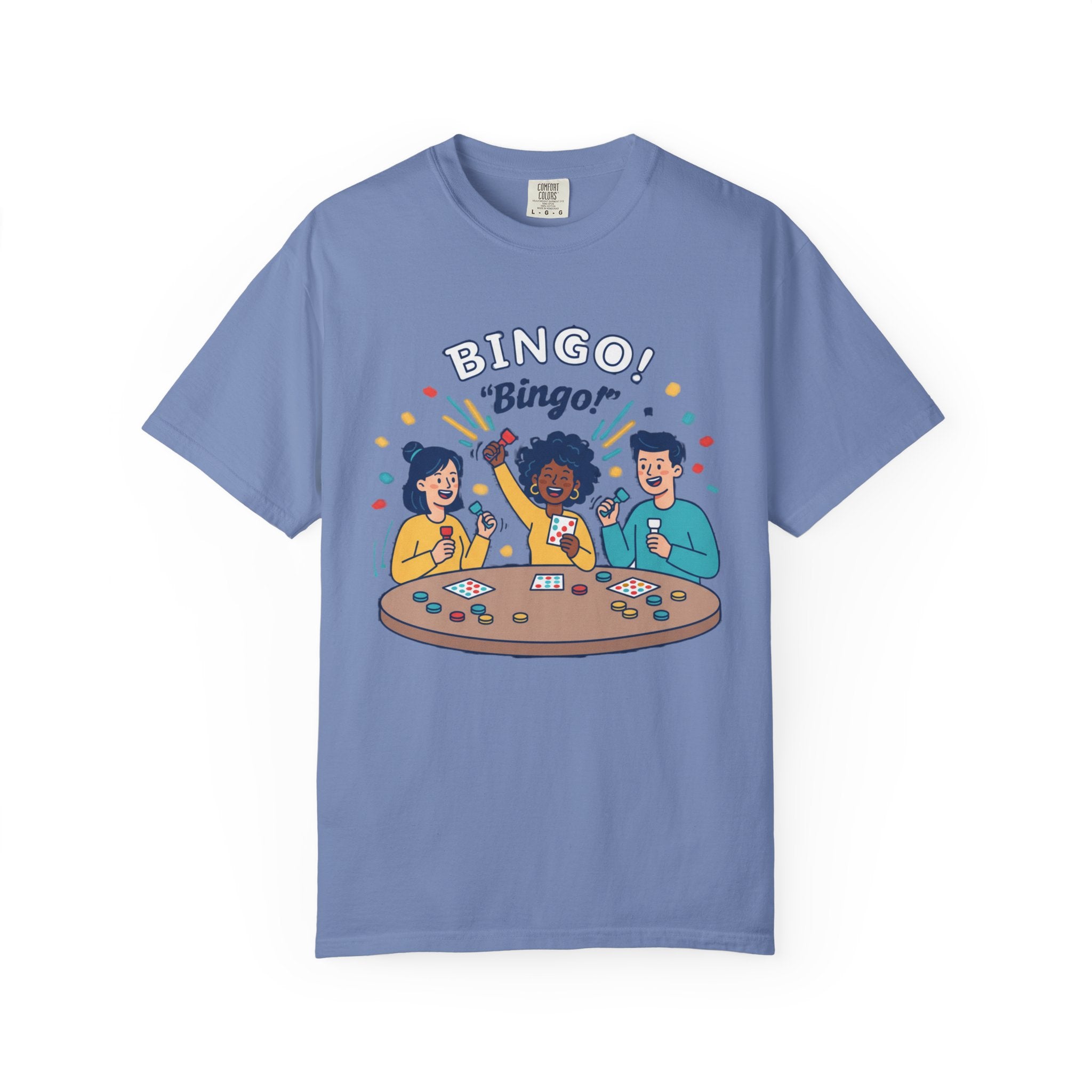 Bingo Night T-Shirt — "Yelling Bingo" Friends Game Tee