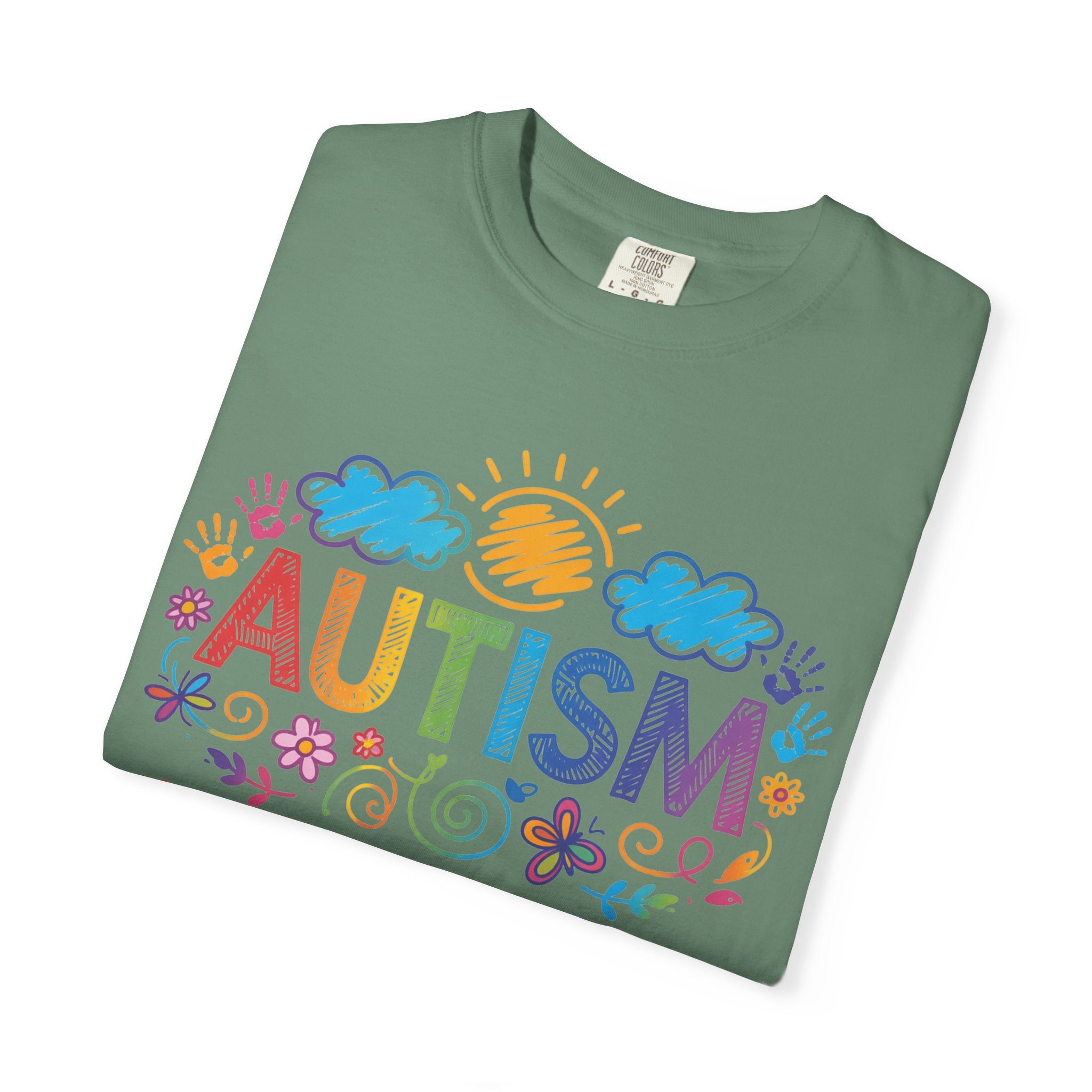 Autism Awareness T-Shirt — "Accept Understand Love" Colorful Support Tee