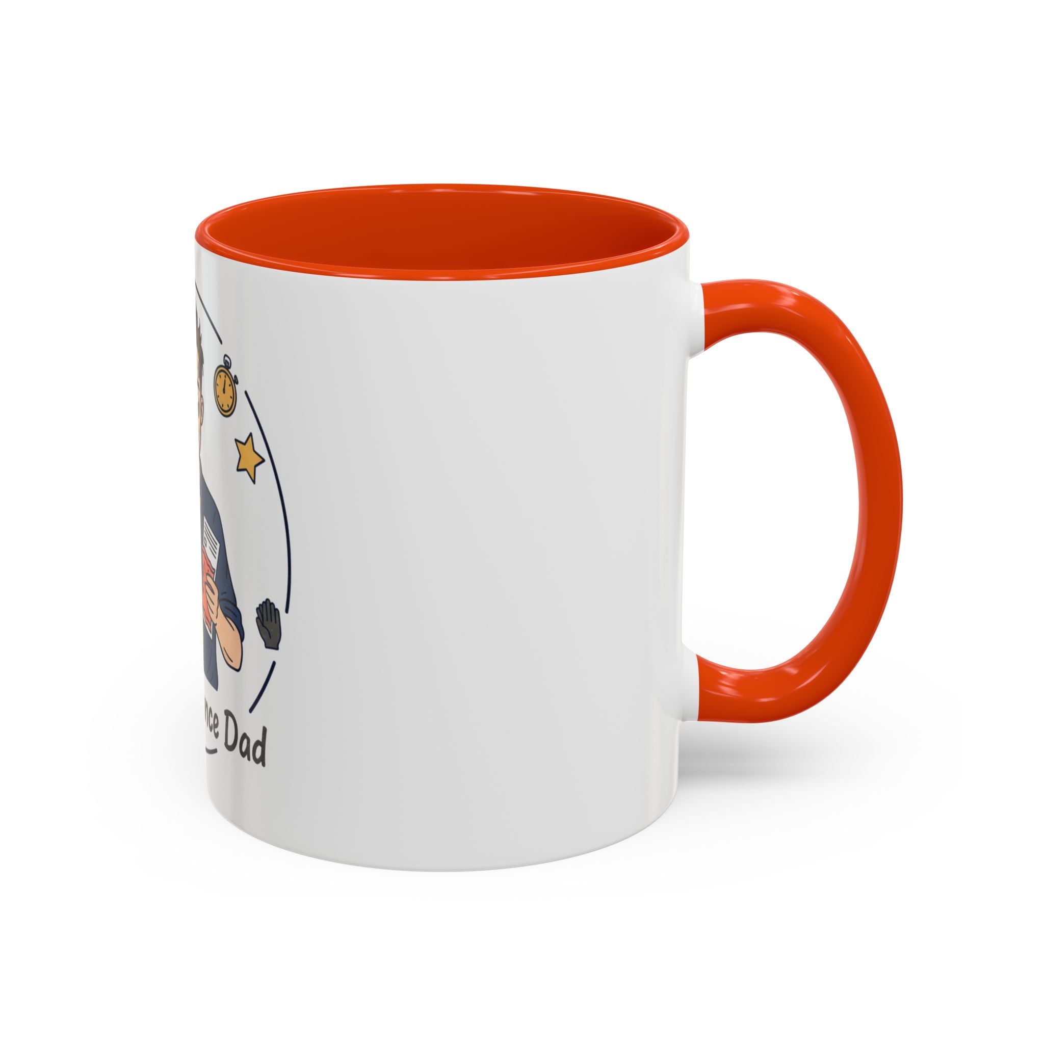 Frazzled Dance Dad Mug — Funny Dance Dad Coffee Cup (11oz/15oz)