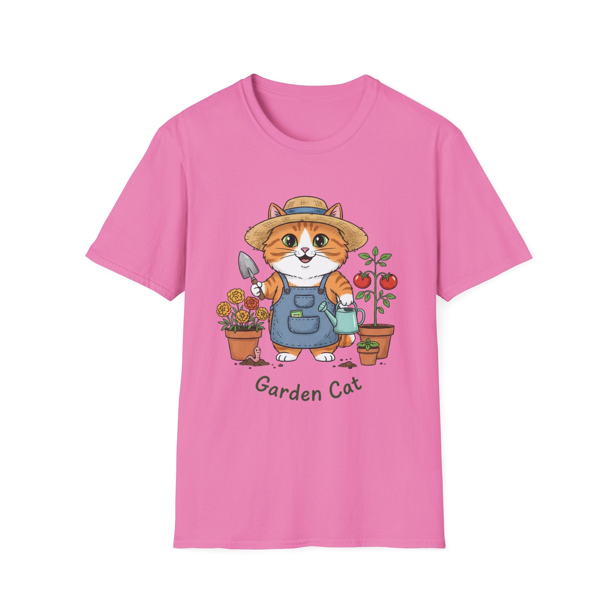Funny Cat Gardening T-Shirt
