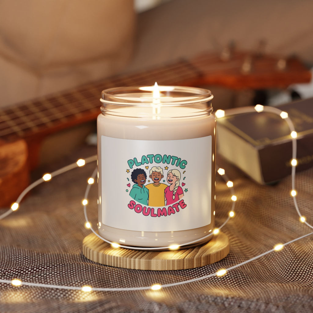 Platonic Soulmate Candle, Soy Jar | Friendship-First, Bestie Keepsake