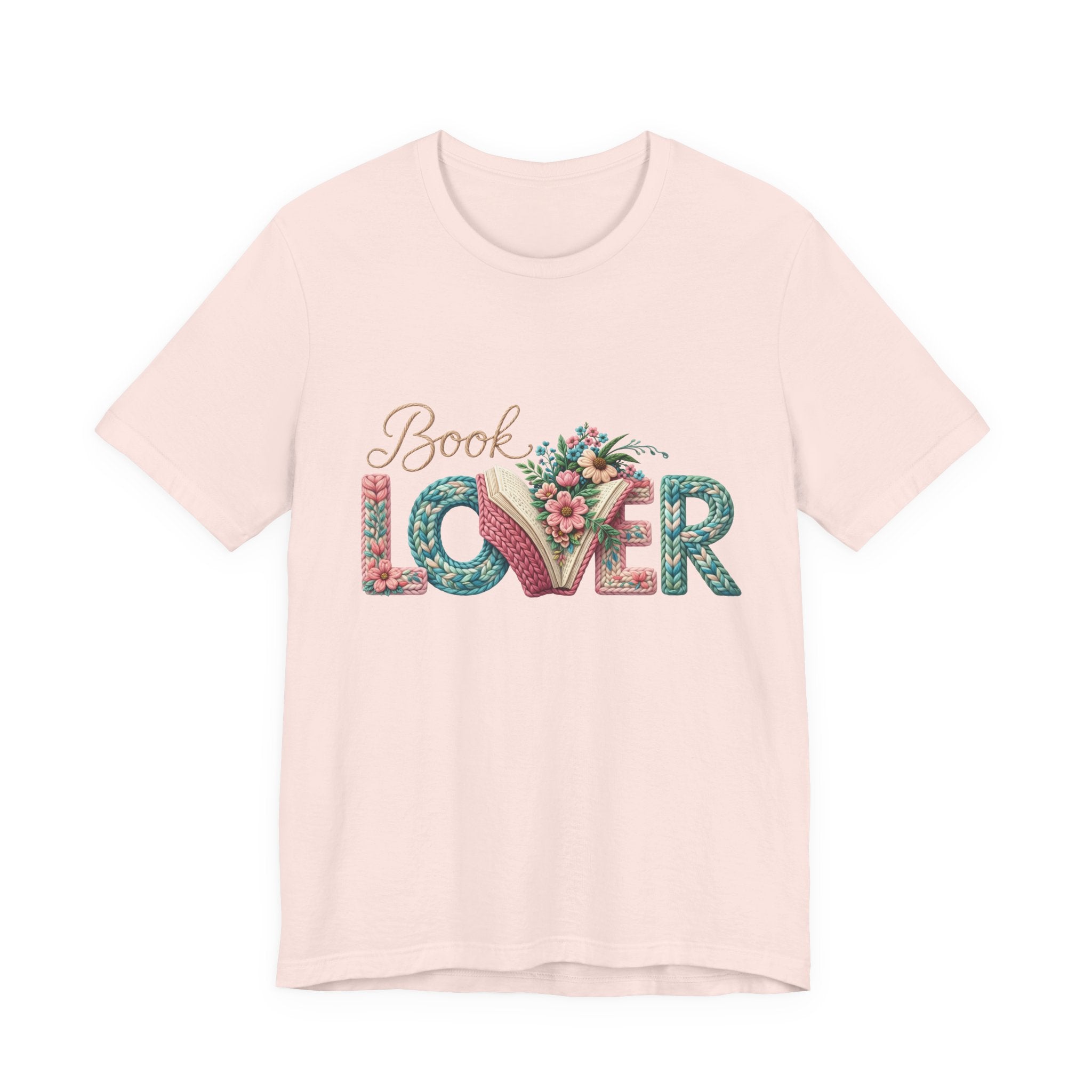 Faux Book Lover Tee — Faux. Floral 'Book Lover' Graphic T-Shirt