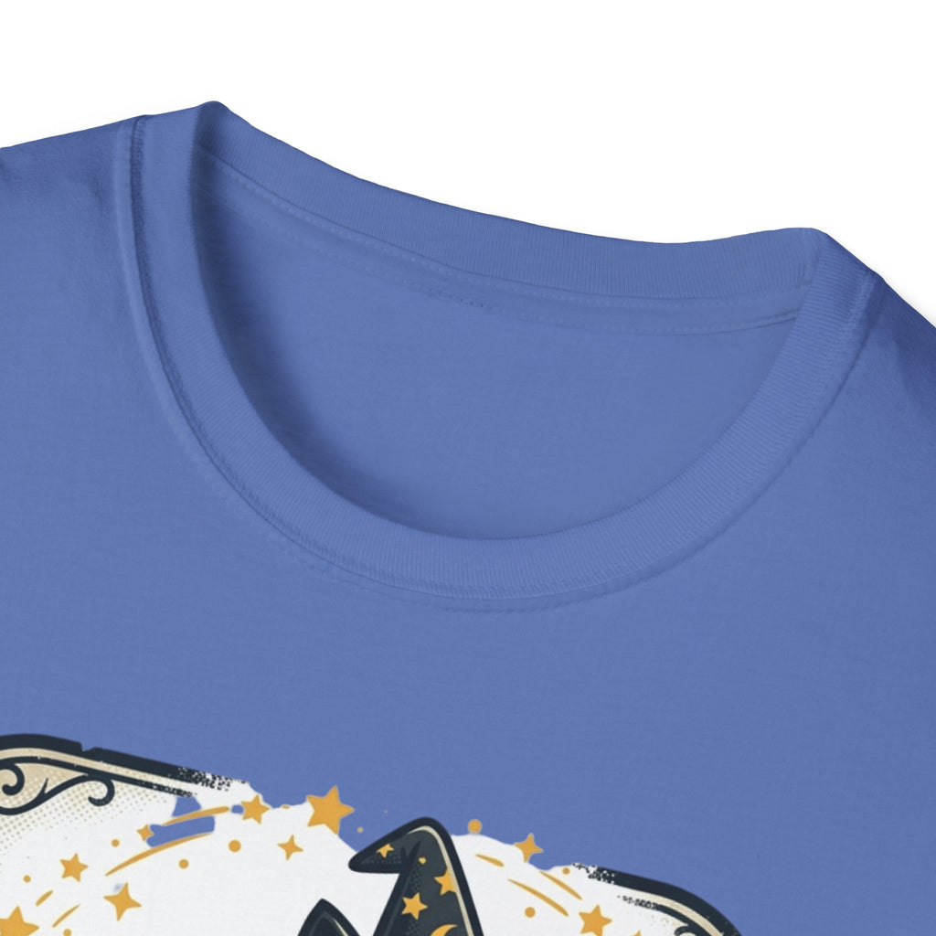 Magician Cat T-Shirt — "The Mysterious Cat" Cute Black Cat Magic Graphic Tee