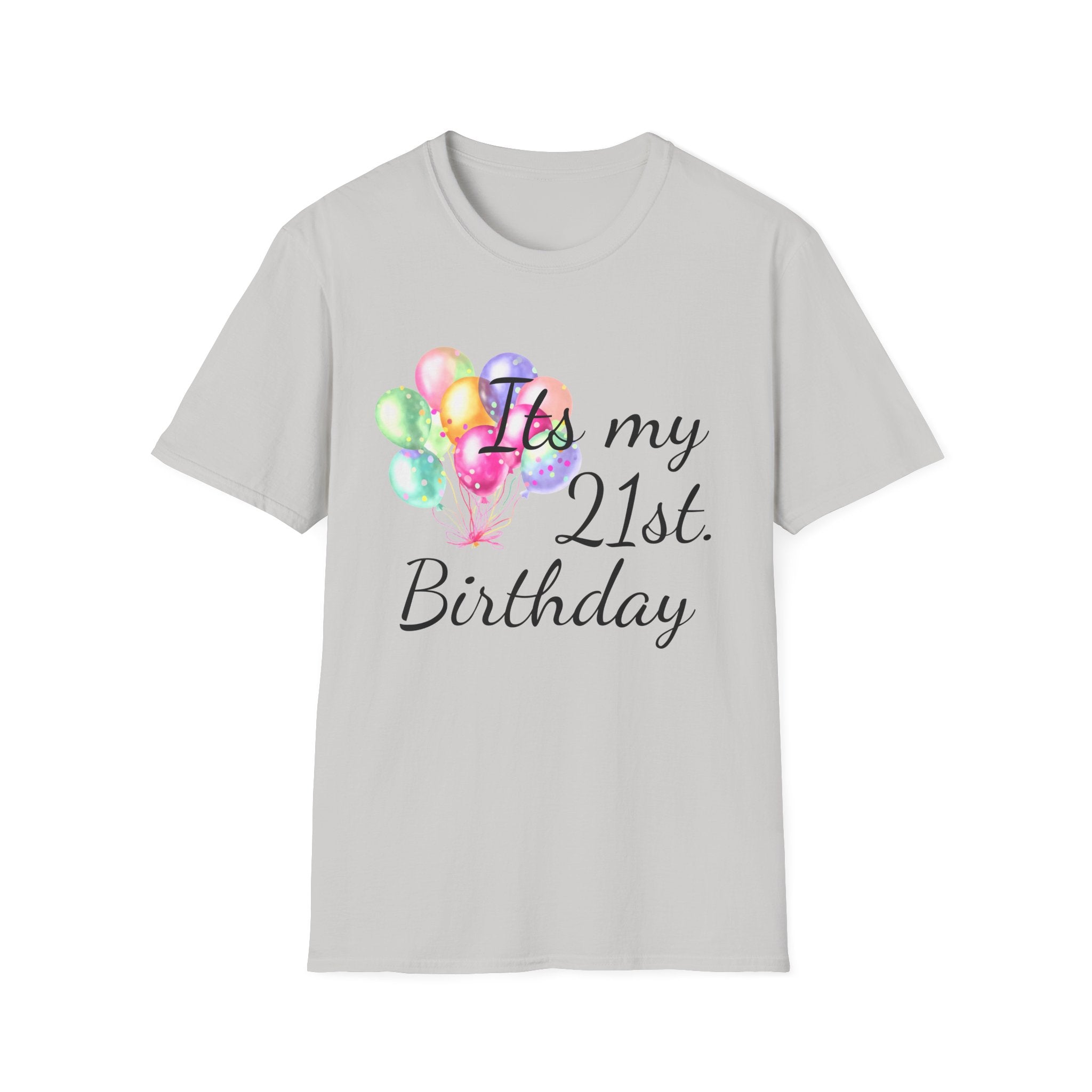Birthday Balloons T-Shirt — "It's My" Celebration Tee