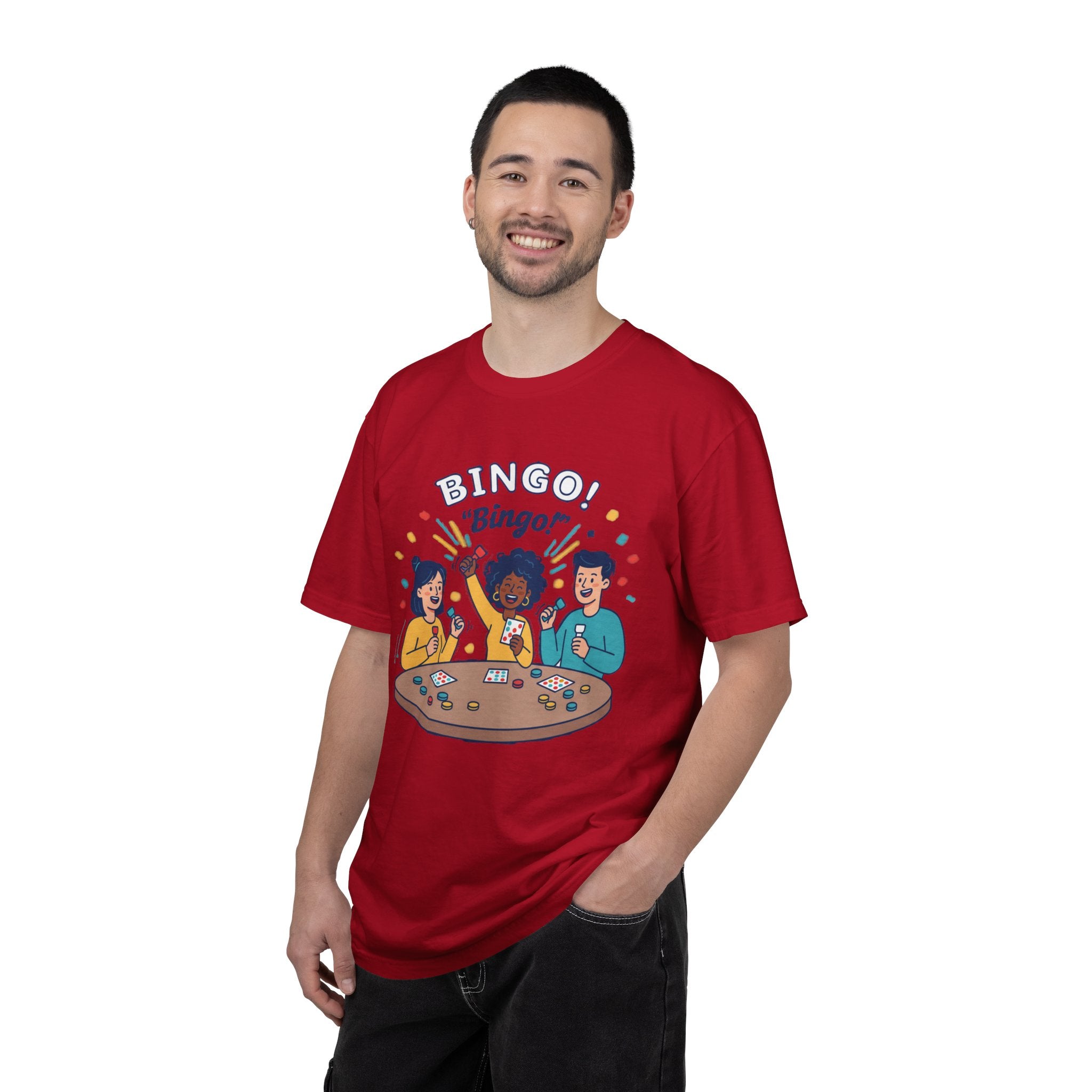 Bingo Night T-Shirt — "Yelling Bingo" Friends Game Tee