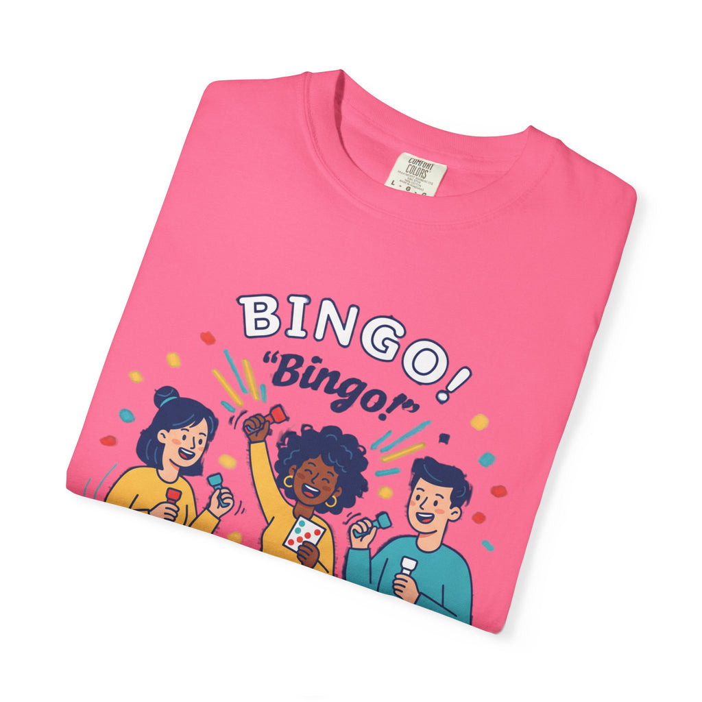 Bingo Night T-Shirt — "Yelling Bingo" Friends Game Tee
