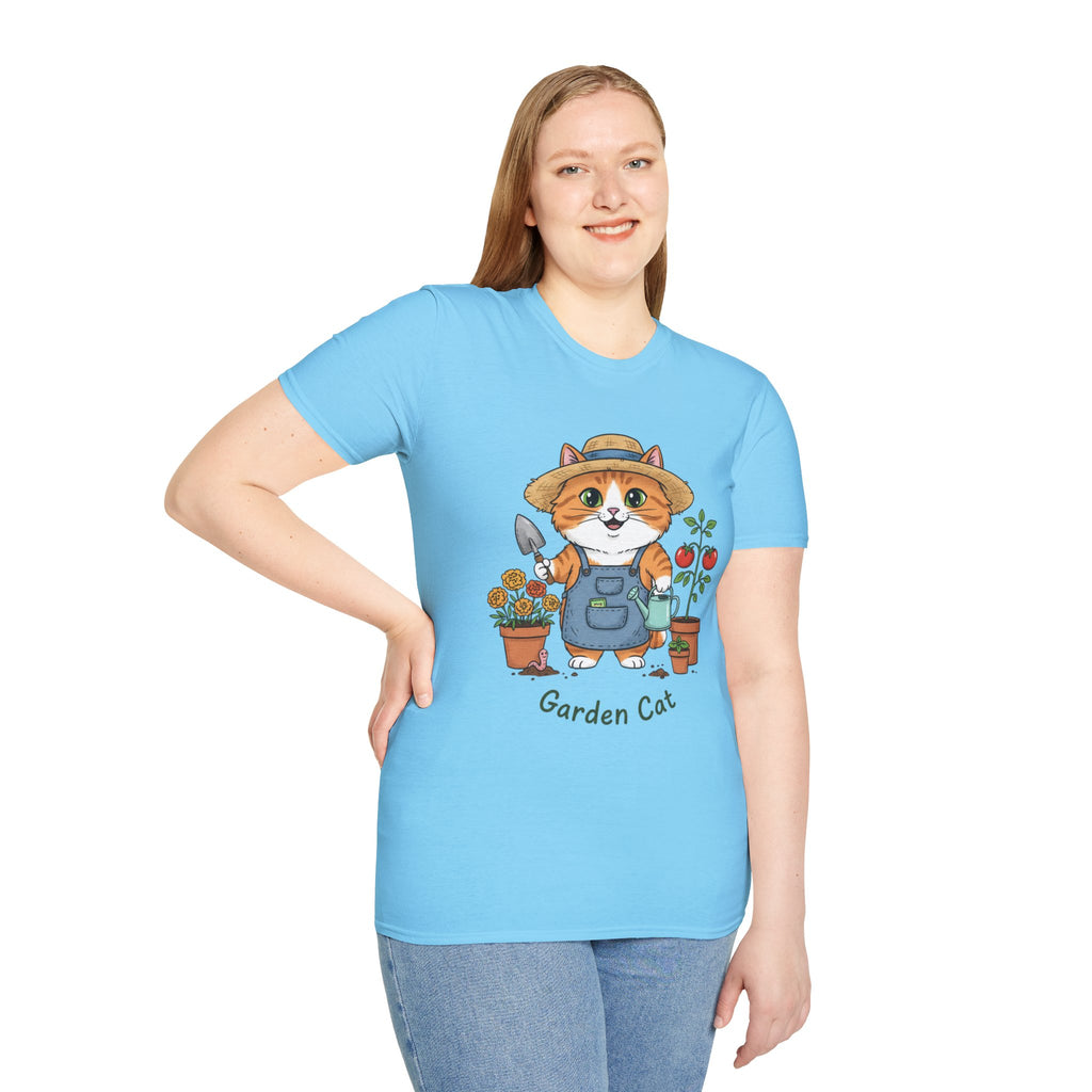 Funny Cat Gardening T-Shirt