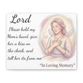 Memorial Angel Matte Canvas Wall Art - "In Loving Memory"