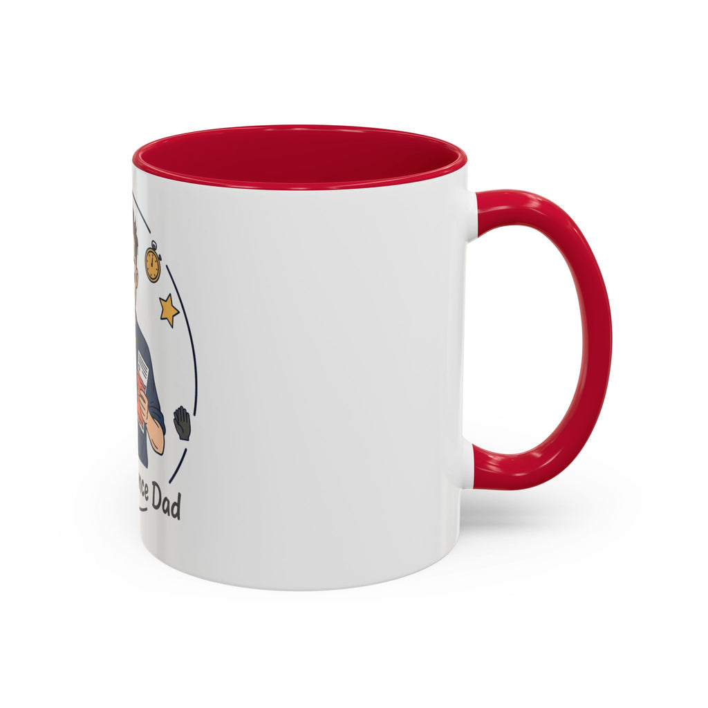 Frazzled Dance Dad Mug — Funny Dance Dad Coffee Cup (11oz/15oz)