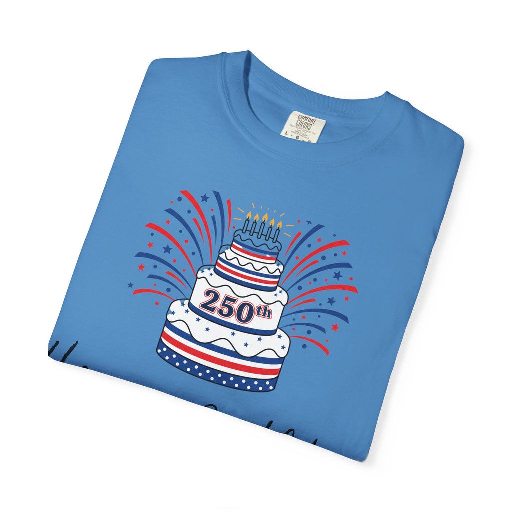 Happy 250th Birthday Cake T-Shirt