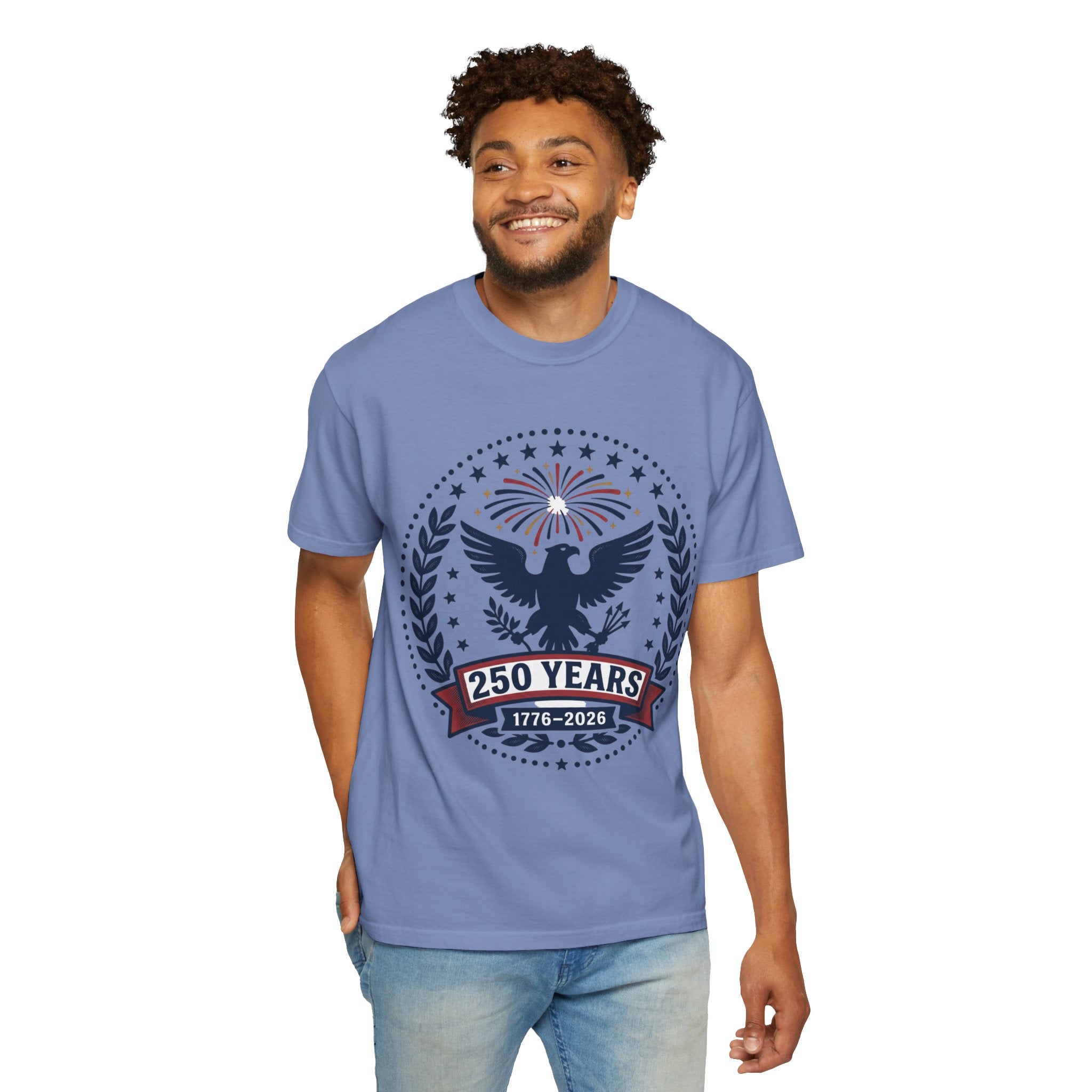 250 Years Eagle Anniversary T-Shirt — 1776–2026 Patriotic Celebration Tee