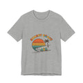 Sunset Coast Retro Surf Graphic Tee | 70s Sunset Shirt, Vintage Palm Postcard