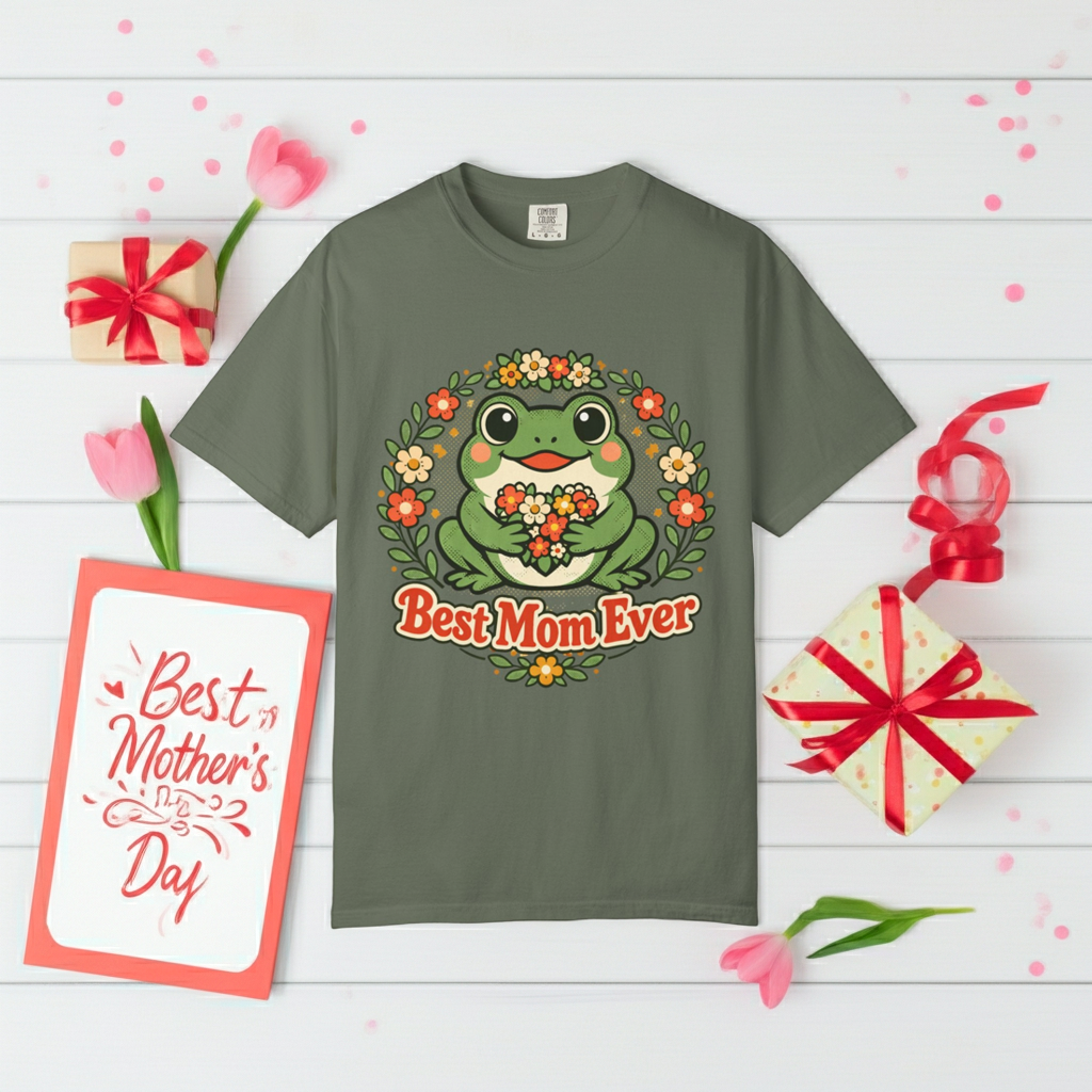 Best Mom Ever Frog T-Shirt