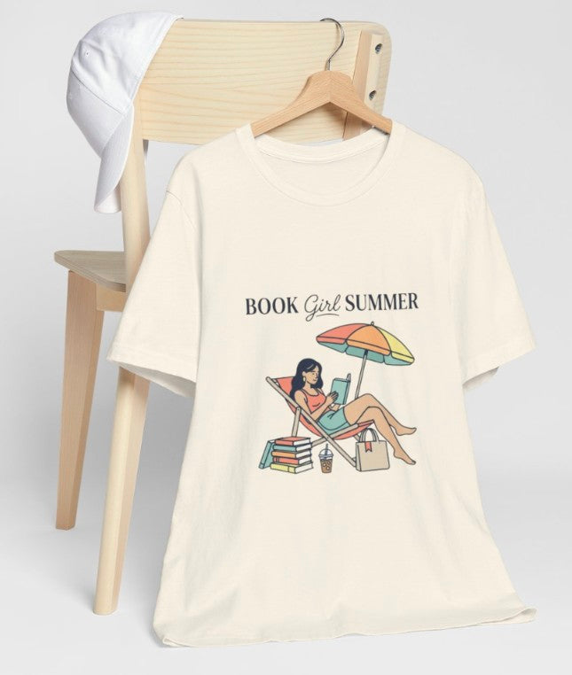Book Girl Summer Reading T-shirt, Book Lover Tee