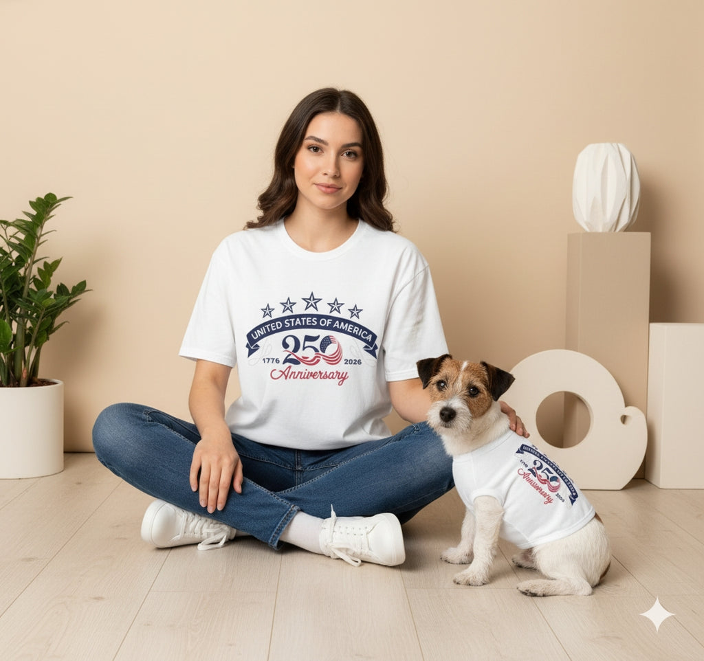 USA 250th.Anniversary Human and Dog Set