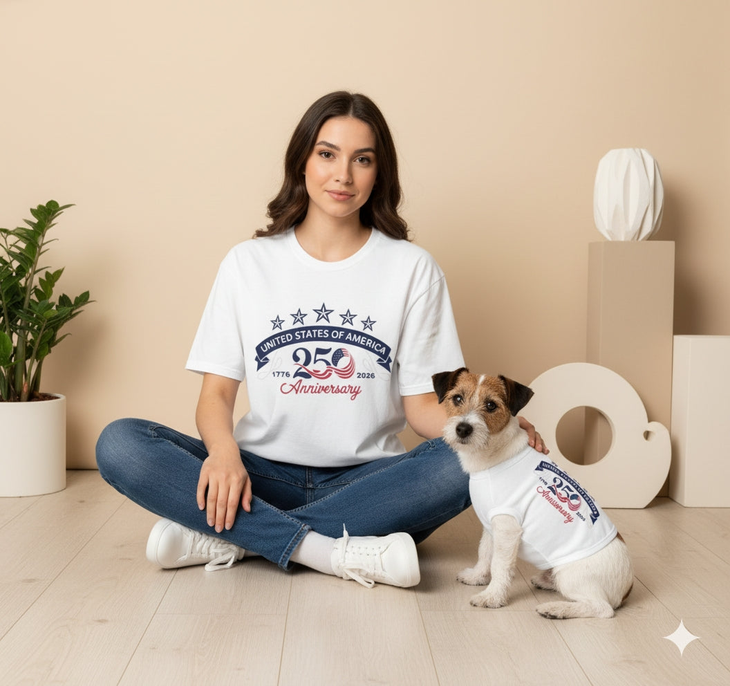 USA 250th.Anniversary Human and Dog Set