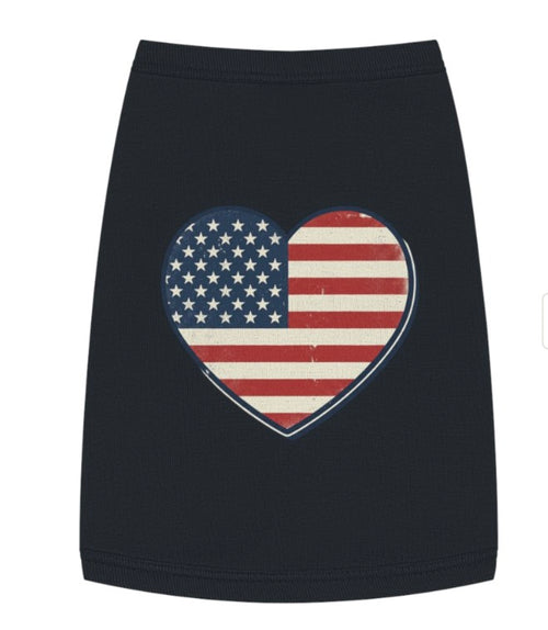 American Heart Flag Human and Dog Set
